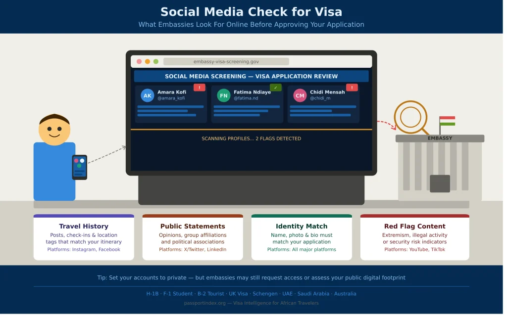 Social Media Check for Visa- What Embassies Look For Online