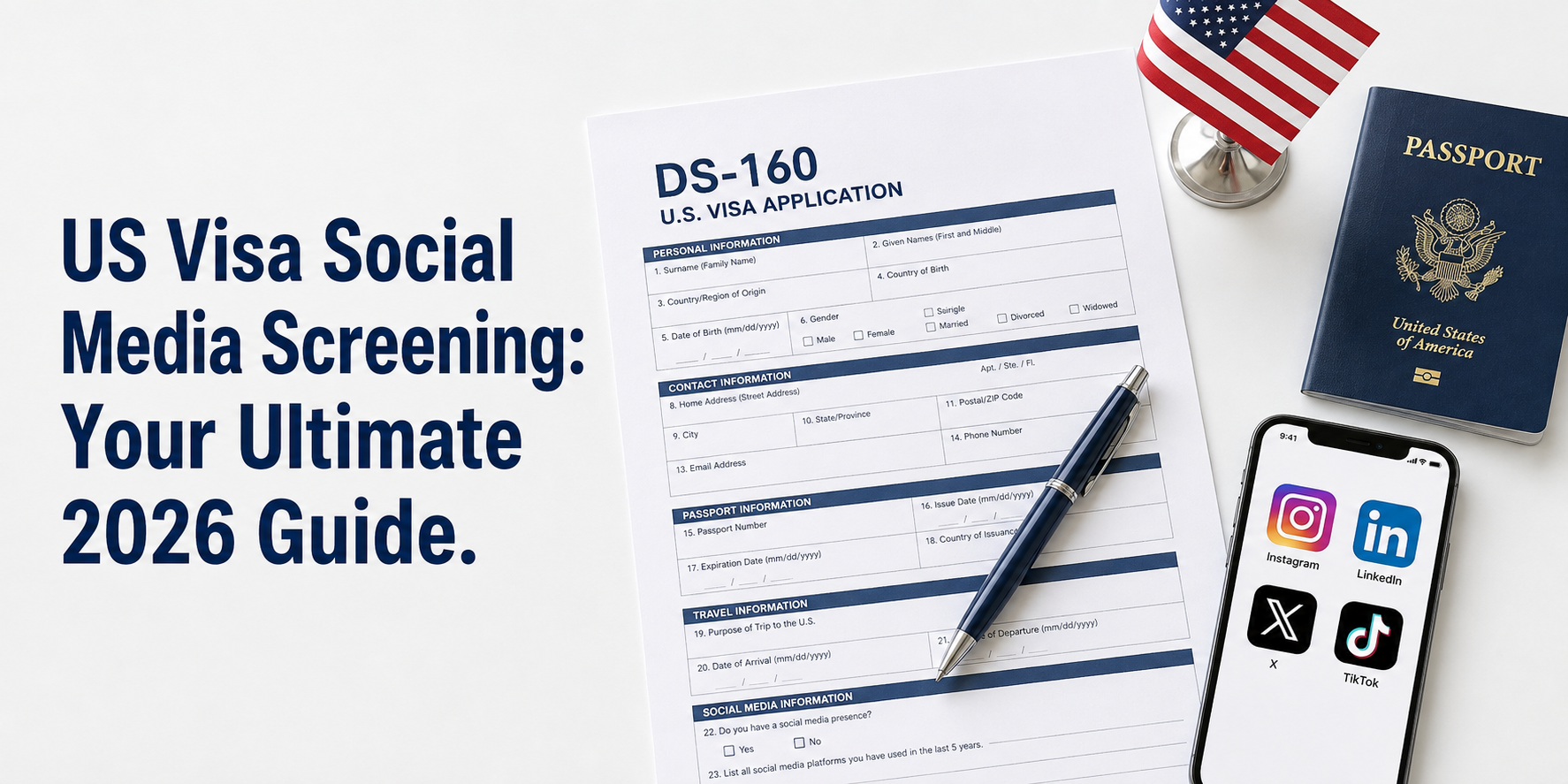 US visa social media screening