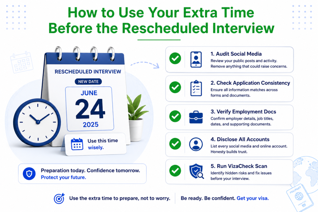 How to Use the Extra Time Before Your Rescheduled Interview