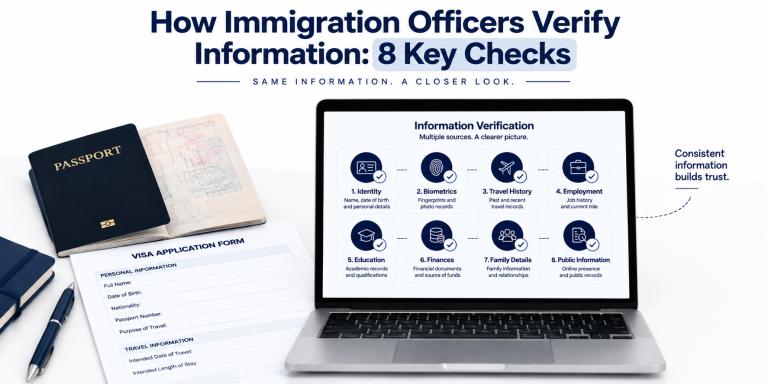 How immigration officers verify information
